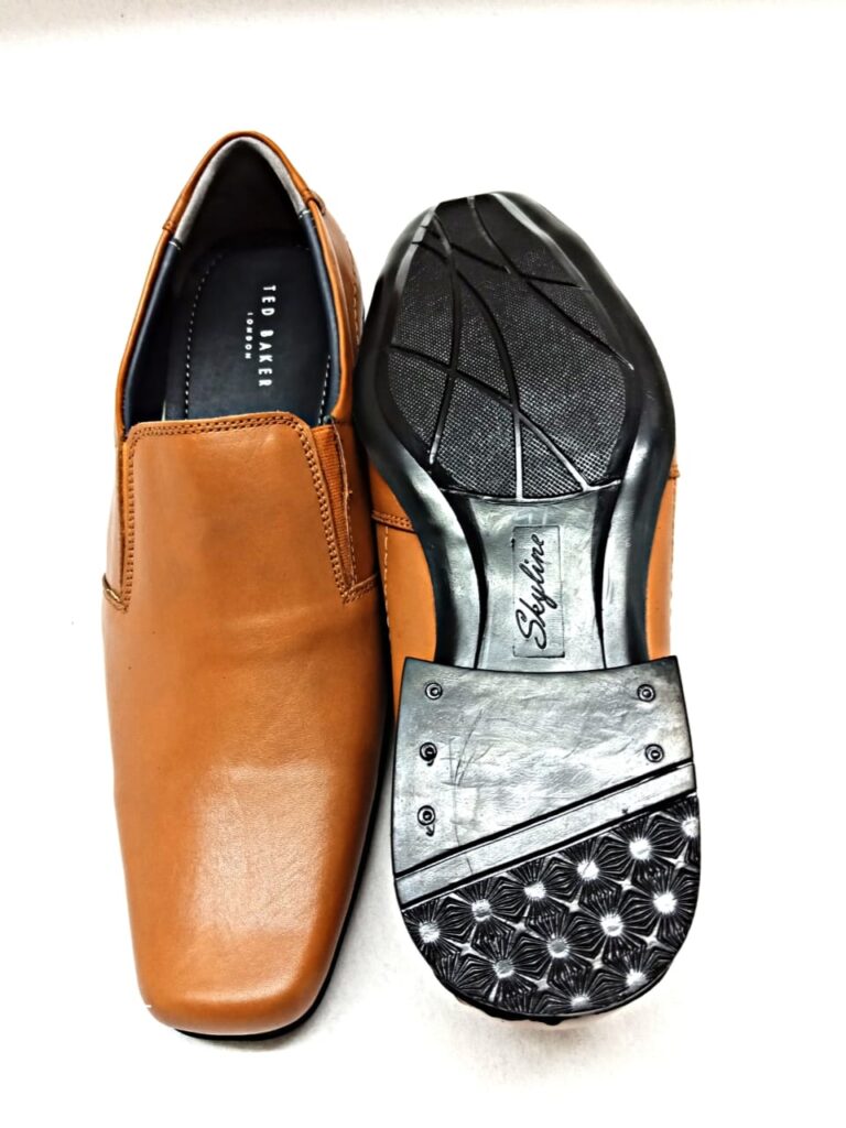 Leather Plain Tan Bugatti Without Less Formal Shoes - Ambur Online Leathers