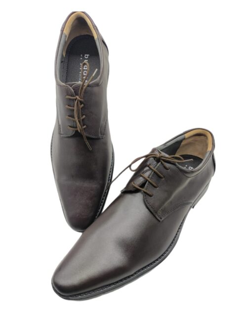 Plain Derby Dark Brown Formal Shoes - Ambur Online Leathers