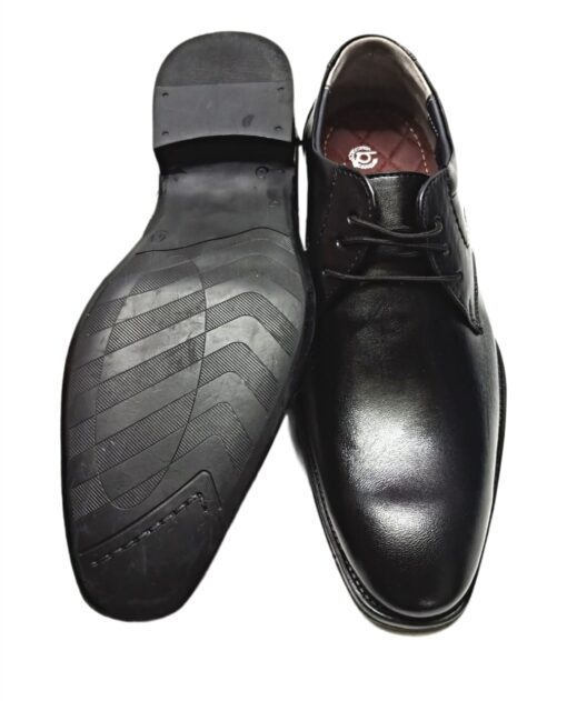 Plain Derby Black Formal Shoes - Ambur Online Leathers