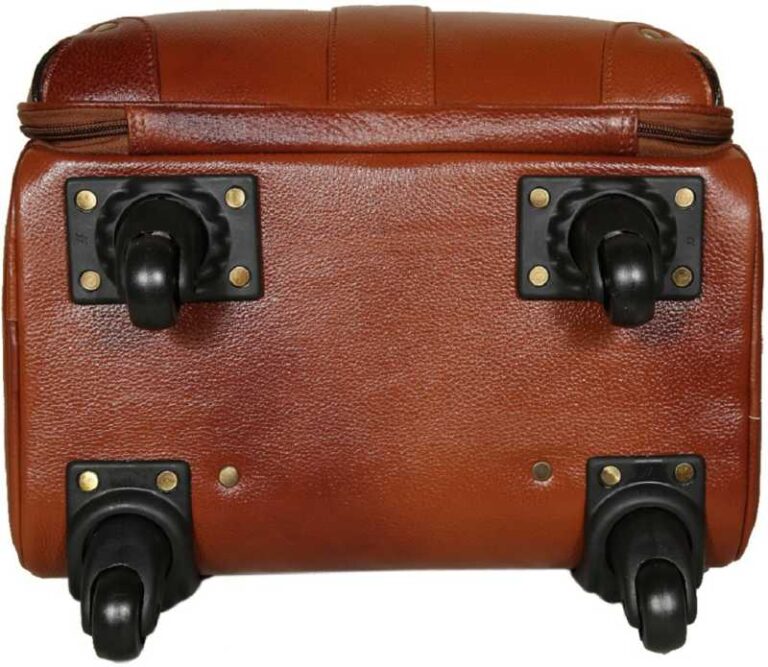 Small Cabin & Checkin Luggage (20 inch) Leather Accessories 46 Ltrs