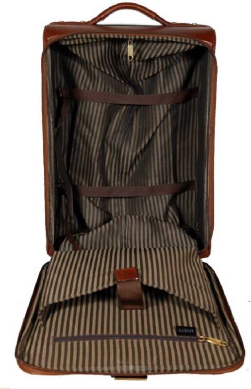 Small Cabin & Checkin Luggage (20 inch) Leather Accessories 46 Ltrs