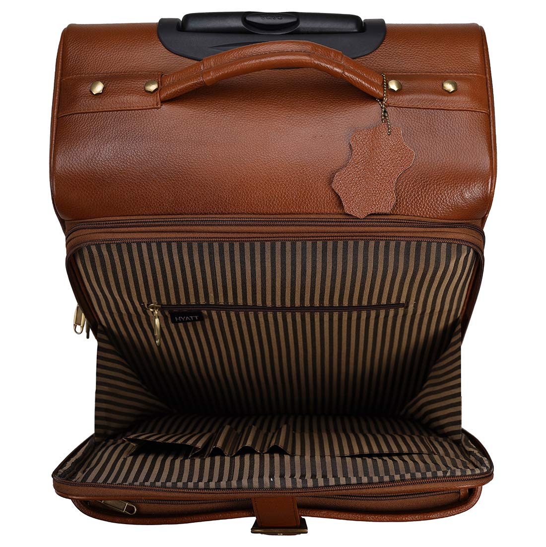 Small Cabin & Checkin Luggage (20 inch) Leather Accessories 46 Ltrs